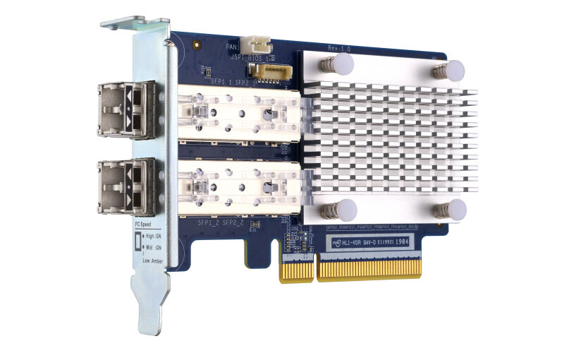 QNAP QXP-16G2FC scheda di rete e adattatore Interno Fibra 14025 Mbit/s [QXP-16G2FC]