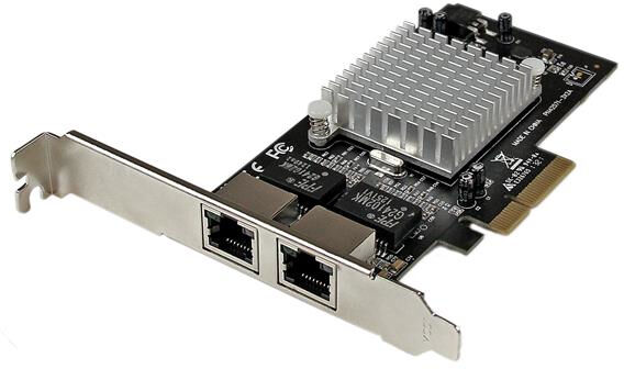 StarTech.com Scheda adattatore server di rete Gigabit Ethernet PCI Express (PCIe x4) a due porte - Intel i350 NIC [ST2000SPEXI]