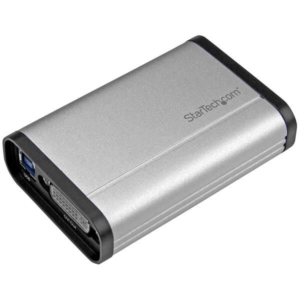 startech.com scheda di acquisizione video  acquisizione video usb 3.0 a dvi - 1080p 60fps alluminio [usb32dvcapro]