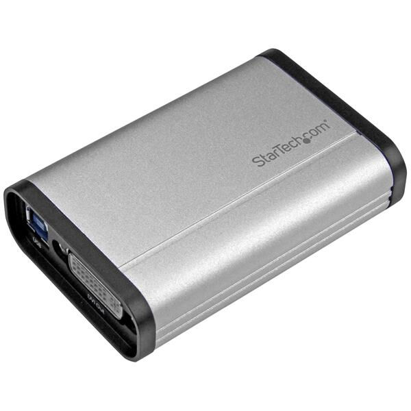 StarTech.com Scheda di acquisizione video  Acquisizione Video USB 3.0 a DVI - 1080p 60fps Alluminio [USB32DVCAPRO]