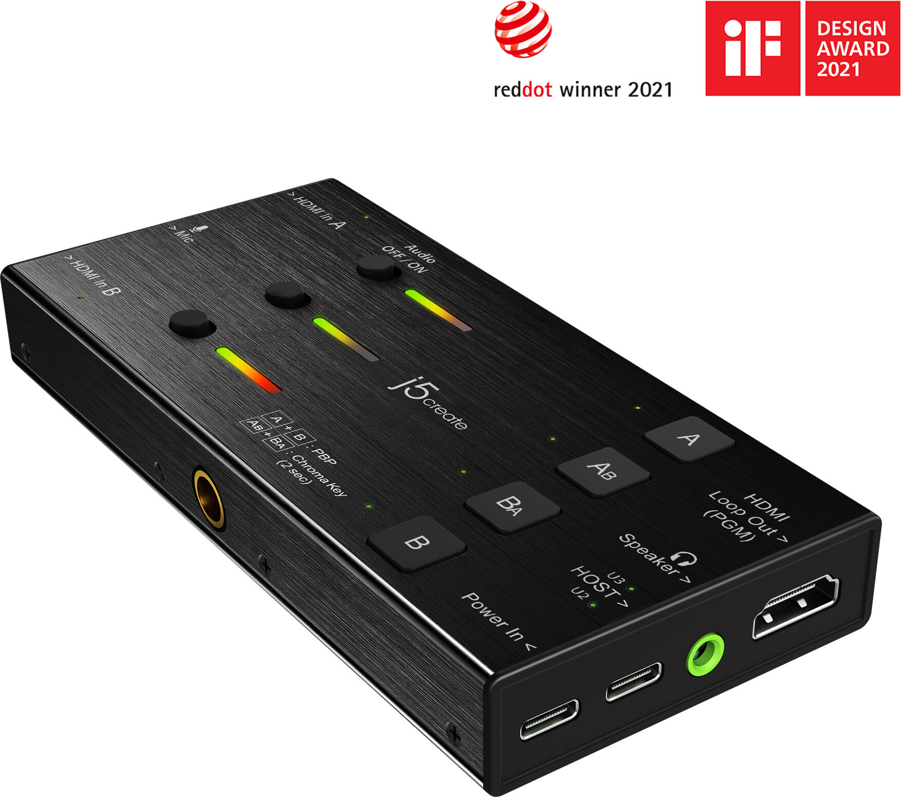 j5create JVA06-N Scheda di acquisizione video Dual HDMI™ [JVA06-N]