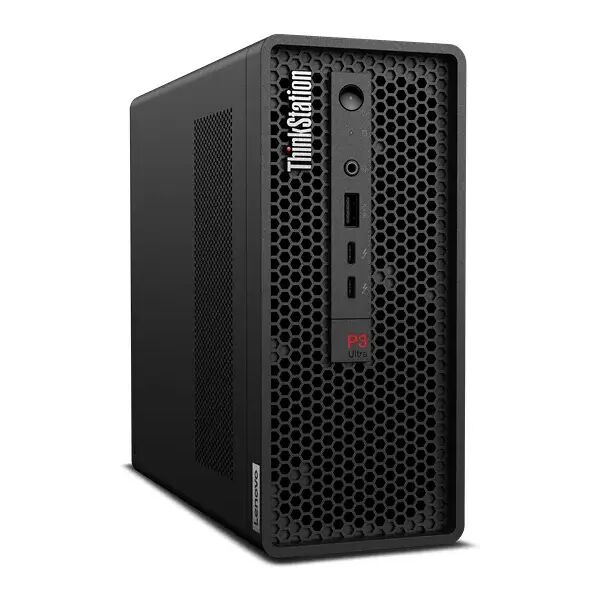 lenovo pc/workstation  thinkstation p3 ultra intel® core™ i7 i7-13700 16 gb ddr5-sdram 512 ssd windows 11 pro mini tower stazione di lavoro nero [30ha001bge]