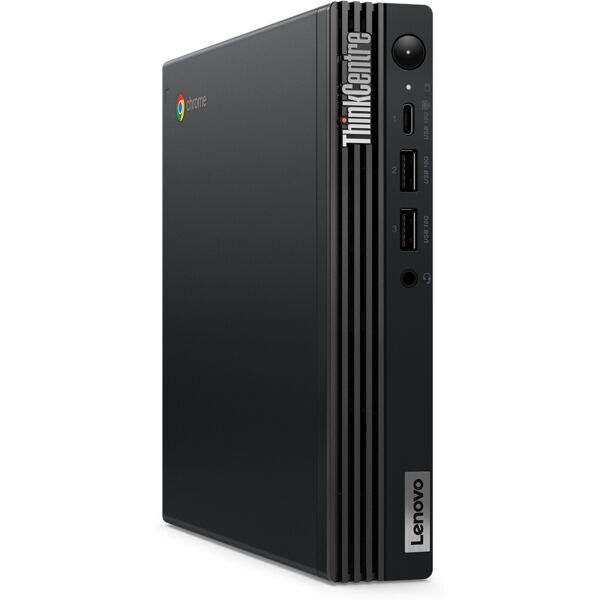 lenovo pc/workstation  thinkcentre m60q chromebox intel® core™ i3 i3-1215u 8 gb ddr4-sdram 256 ssd chromeos mini pc nero [12c60003ix]