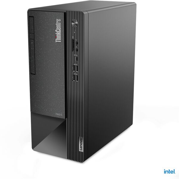 lenovo pc/workstation  thinkcentre neo 50t intel® core™ i5 i5-12400 8 gb ddr4-sdram 256 ssd windows 11 pro tower pc nero [12jb003hpb]