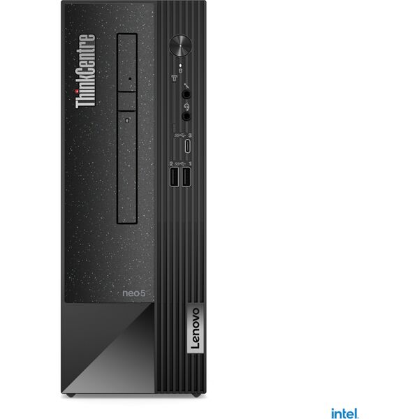 lenovo pc/workstation  thinkcentre neo 50s intel® core™ i3 i3-12100 8 gb ddr4-sdram 256 ssd windows 11 pro sff pc nero [11t000f3pb]