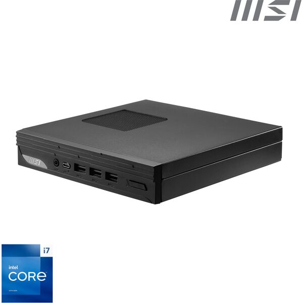 msi pro dp10 13m i7 1360p bb barebone per pc/stazione di lavoro pc con dimensioni 1,1 l nero i7-1260p intel soc 5 ghz [pro dp10-13m 1360]