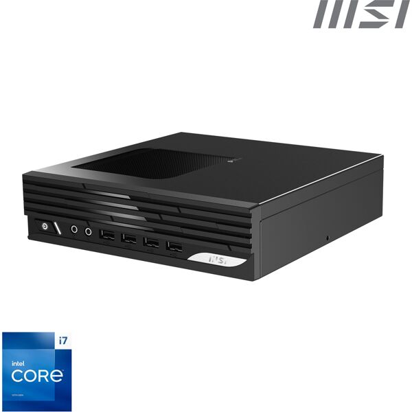 msi barebone  pro dp21 13m-i7 13700 bb pc con dimensioni 2,3 l nero i7-13700 intel h610 5,2 ghz [pro 13m-i7 1370] senza sistema operativo