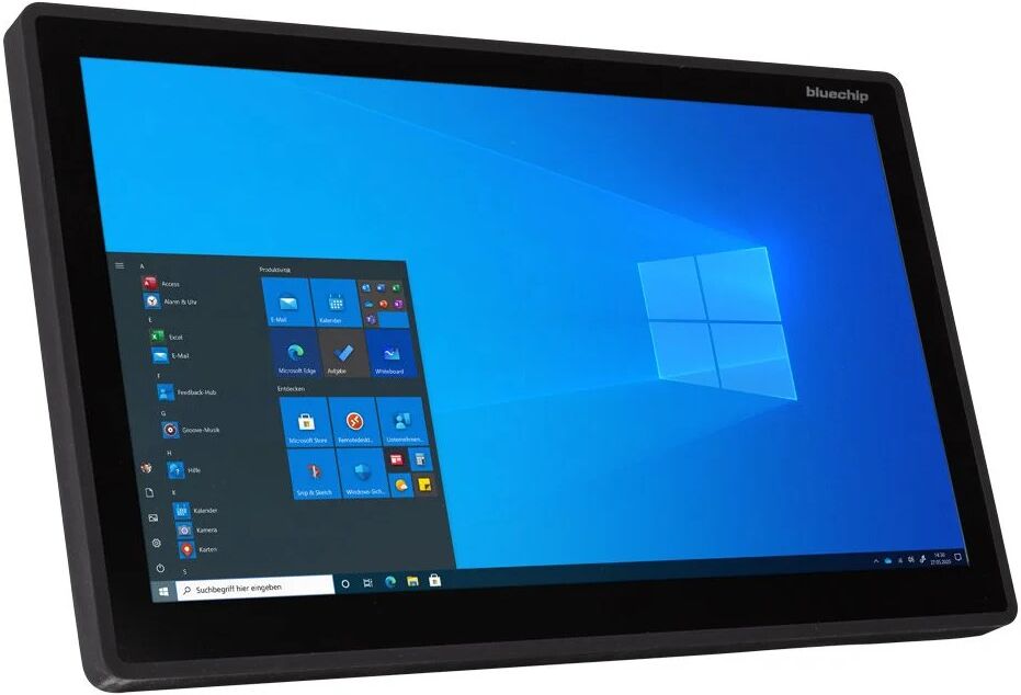 bluechip industryline p24kt-1000 intel atom® x6413e 61 cm (24) 1920 x 1080 pixel touch screen all-in-one tablet pc 8 gb ddr4-sdram 120 ssd windows 10 iot enterprise wi-fi 5 (802.11ac) nero