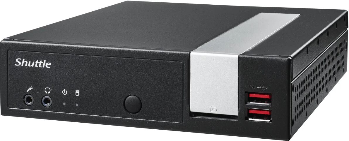 Shuttle Barebone  XPС slim DL20N6 1.35L sized PC Nero Intel SoC BGA 1090 N6005 2 GHz [PEB-DL20N601] SENZA SISTEMA OPERATIVO