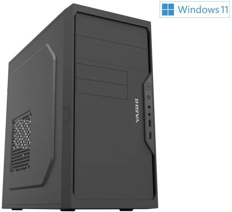 YASHI PC/Workstation  YY51151 PC/stazione di lavoro Intel® Core™ i5 i5-11400 8 GB DDR4-SDRAM 256 SSD Windows 11 Pro Mini Tower Nero [YY51151]