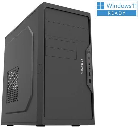 YASHI PC/Workstation  YY51056 PC/stazione di lavoro Intel® Core™ i5 i5-11400 8 GB DDR4-SDRAM 256 SSD SENZA SISTEMA OPERATIVO Mini Tower Nero [YY51056]