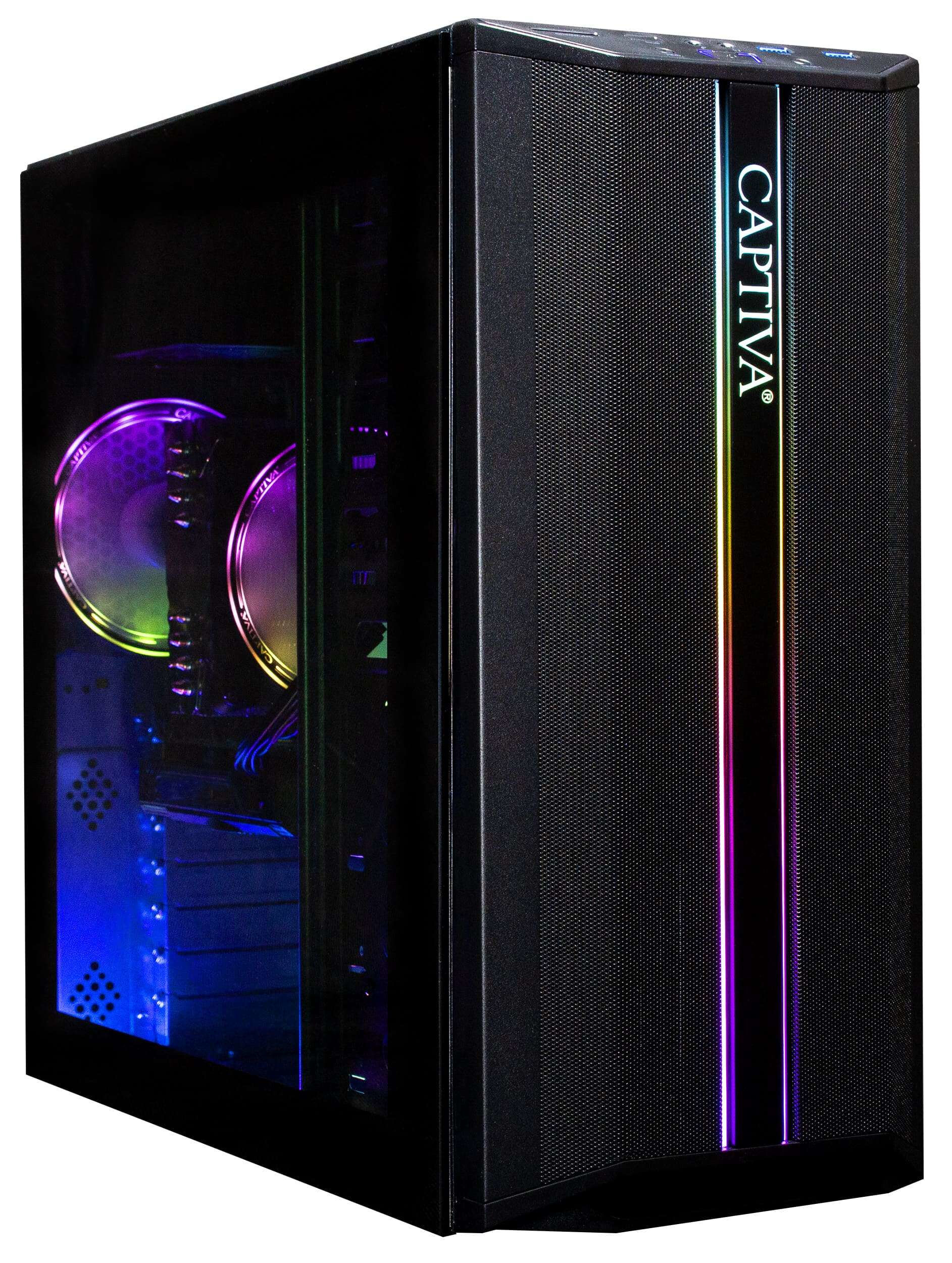 CAPTIVA PC/Workstation  Advanced Gaming R75-258 AMD Ryzen™ 5 5500 16 GB DDR4-SDRAM 500 SSD NVIDIA GeForce RTX 4060 Windows 11 Home PC Nero [75258]