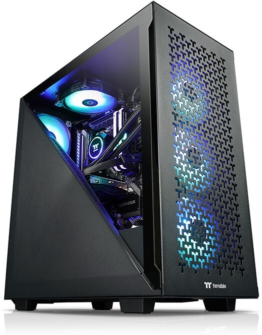 Thermaltake PC/Workstation  Kallisto AMD Ryzen™ 5 5600X 16 GB DDR4-SDRAM 1 TB SSD NVIDIA GeForce RTX 3060 Windows 10 Home Midi Tower PC Nero [PC-000003-DE]