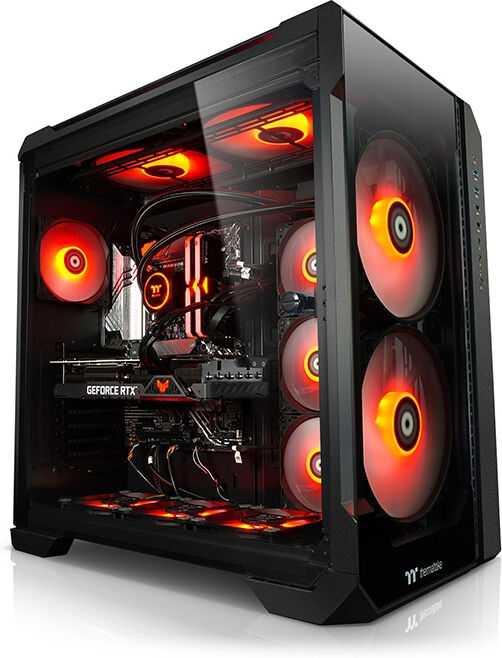 Thermaltake PC/Workstation  Ganymed V2 Intel® Core™ i7 i7-13700K 32 GB DDR5-SDRAM 2 TB SSD NVIDIA GeForce RTX 4080 Windows 11 Home PC Nero [PC-000034-DE]