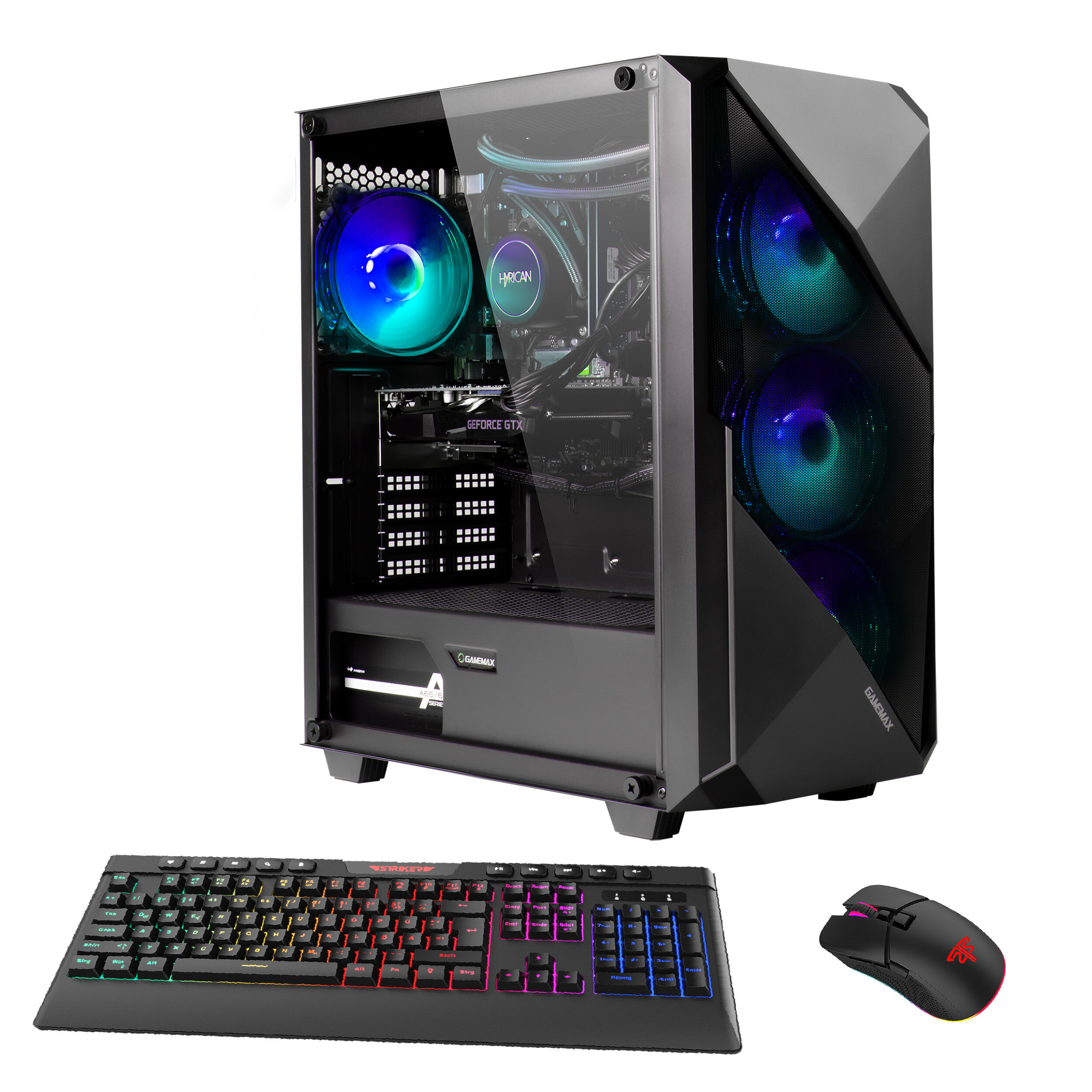 Hyrican PC/Workstation  Striker 7213 Intel® Core™ i7 i7-14700F 32 GB DDR5-SDRAM 2 TB SSD NVIDIA GeForce RTX 4070 SUPER Windows 11 Home Desktop PC Nero [PCK07213]