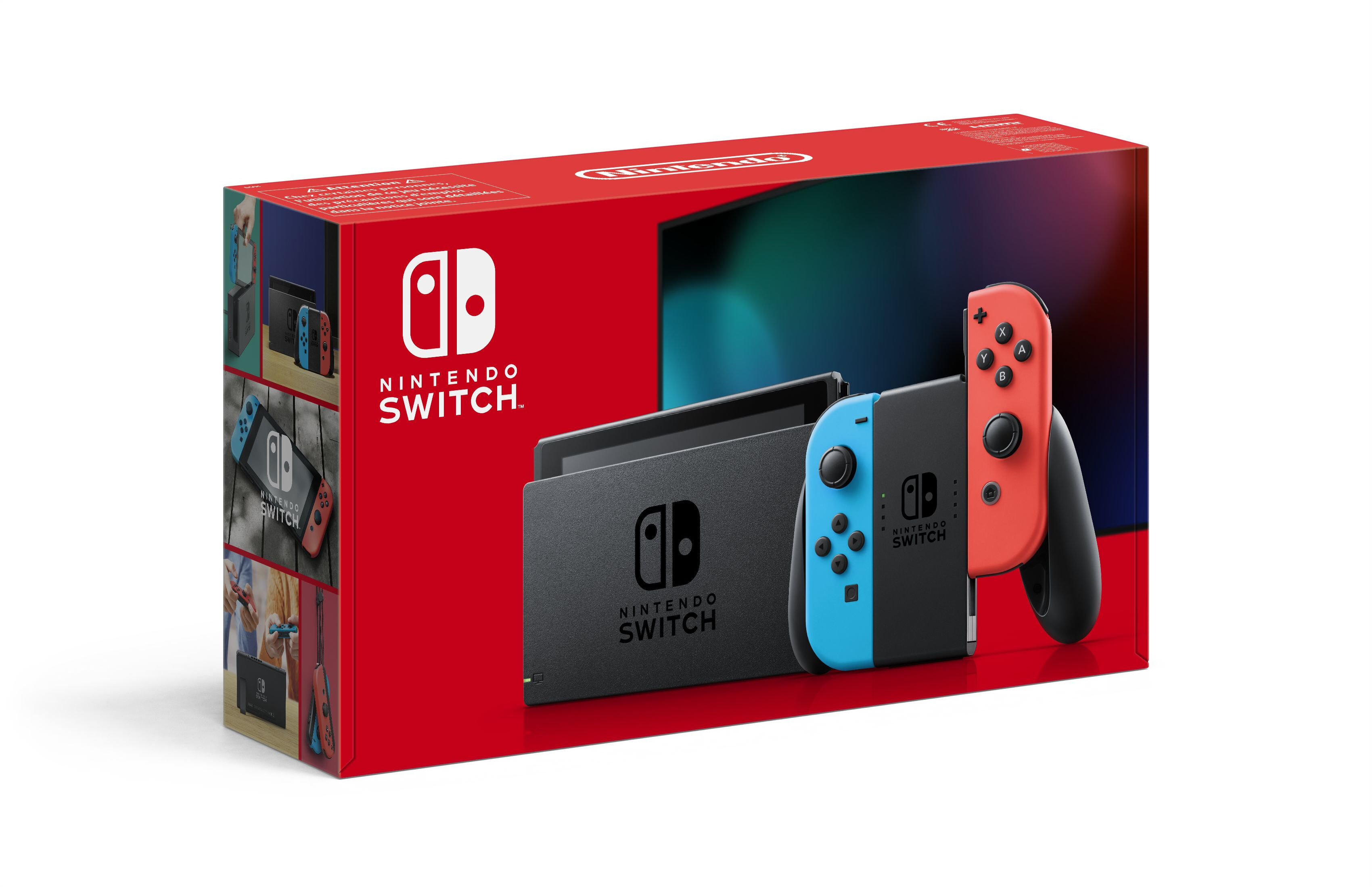 Nintendo Console portatile  Switch console da gioco 15,8 cm (6.2") 32 GB Touch screen Wi-Fi Blu, Grigio, Rosso [10010739]