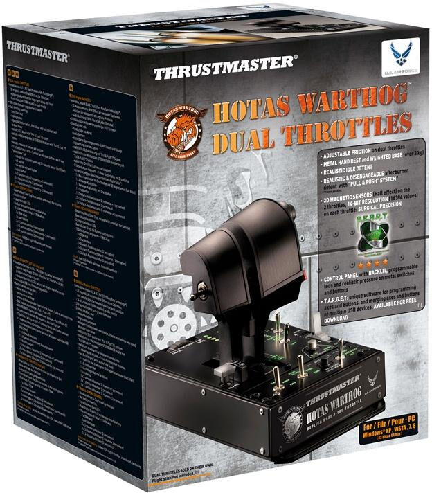 Thrustmaster HOTAS Warthog Dual Throttles Nero USB Simulazione di Volo PC [2960739]