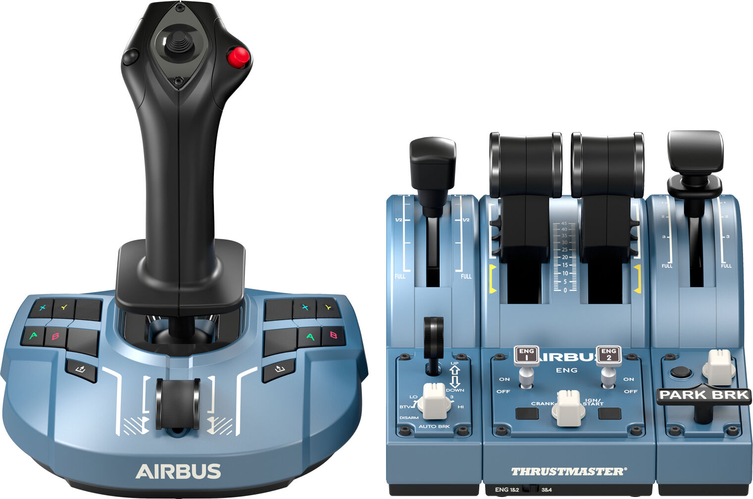 Thrustmaster TCA Captain Pack X Airbus Edition Nero, Grigio USB Joystick + leva di controllo del motore Analogico PC, Xbox [4460217]