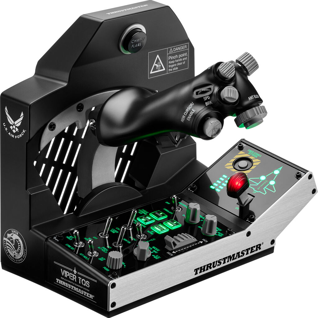 Thrustmaster VIPER TQS MISSION PACK Nero USB Joystick + leva di controllo del motore PC [4060254]