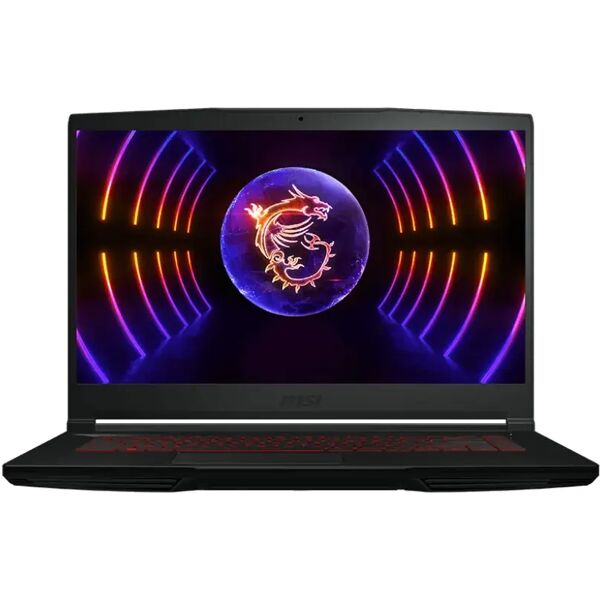 msi notebook  gaming thin gf63 12ve-445it intel® core™ i7 i7-12650h computer portatile 39,6 cm (15.6) full hd 16 gb ddr4-sdram 512 ssd nvidia geforce rtx 4050 wi-fi 6 (802.11ax) windows 11 home nero [thin 12ve-445it]