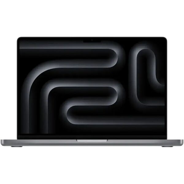 apple notebook  macbook pro 14'' m3 chip con 8‑core cpu e 10‑core gpu, 512gb ssd - grigio siderale [mtl73t/a]