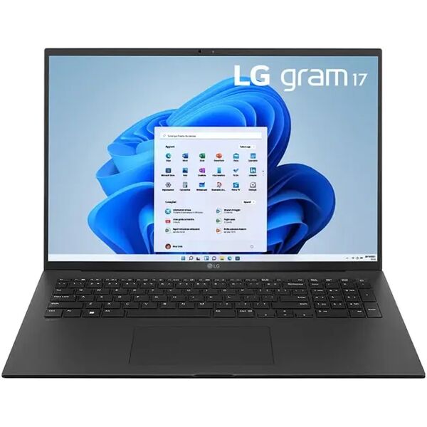 lg notebook  17z90r-g.aa75d laptop intel® core™ i7 i7-1360p computer portatile 43,2 cm (17) 2.5k 16 gb ddr5-sdram 512 ssd wi-fi 6e (802.11ax) windows 11 home nero [17z90r-g.aa75d]