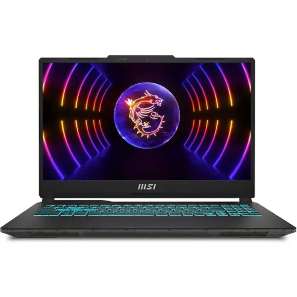 msi notebook  cyborg 15 a12ve-059xit intel® core™ i7 i7-12650h computer portatile 39,6 cm (15.6) full hd 16 gb ddr5-sdram 512 ssd nvidia geforce rtx 4050 wi-fi 6 (802.11ax) nero [cyborg a12ve-059xit] senza sistema operativo