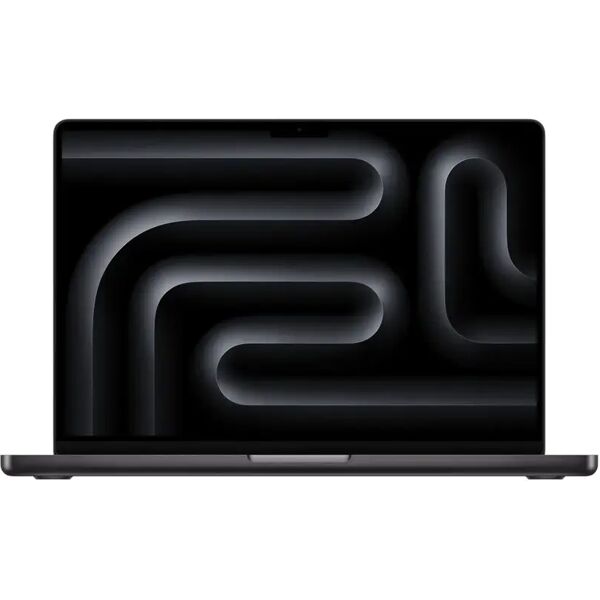 apple notebook  macbook pro 14'' m3 chip con 11‑core cpu e 14‑core gpu, 512gb ssd - nero siderale [mrx33t/a]