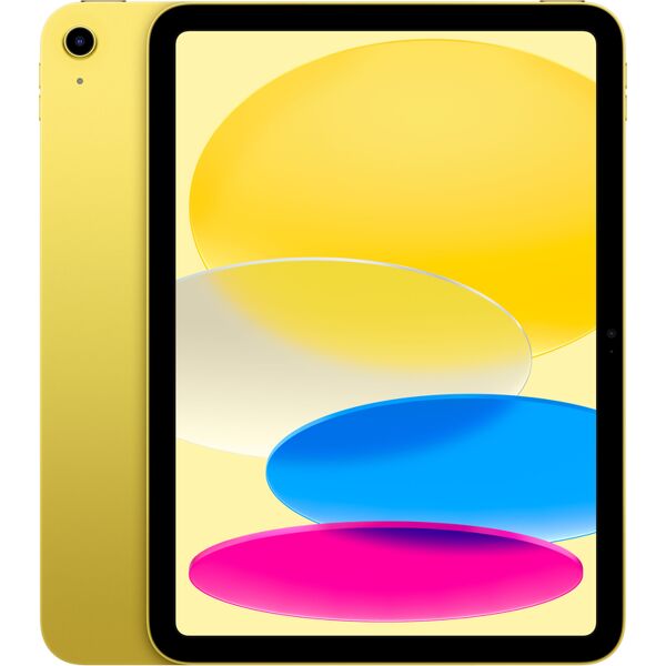 apple tablet  ipad w/ 3 years warranty 64 gb 27,7 cm (10.9) wi-fi 6 (802.11ax) ipados 16 giallo [mpq23b/a]