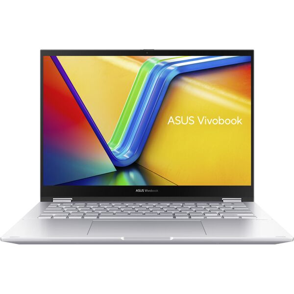 asus notebook  vivobook s 14 flip tp3402va-lz326w intel® core™ i3 i3-1315u ibrido (2 in 1) 35,6 cm (14) touch screen wuxga 8 gb ddr4-sdram 512 ssd wi-fi 6e (802.11ax) windows 11 home argento [90nb10w2-m00ce0]