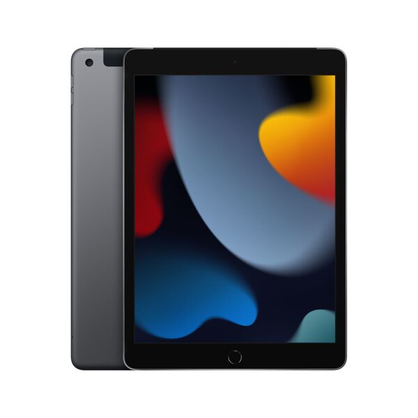 apple tablet  ipad 4g lte 256 gb 25,9 cm (10.2) wi-fi 5 (802.11ac) ipados 15 grigio [mk4e3fd/a]