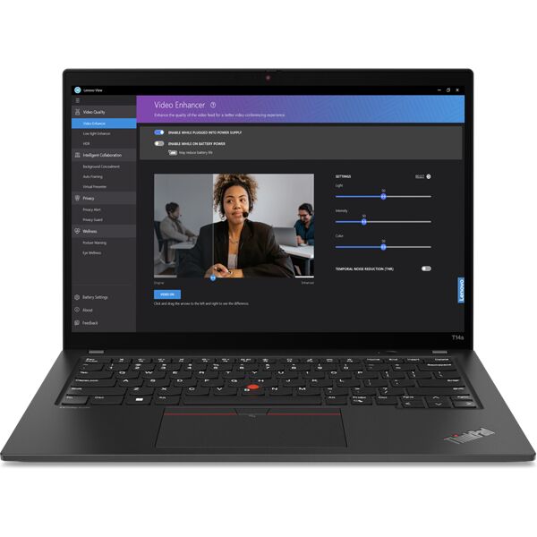 lenovo notebook  thinkpad t14s 14 wuxga i5-1335u 1.3ghz ram 16gb-ssd 512gb m.2 nvme-wi-fi 6e-win 11 prof bla [21f6002kix]