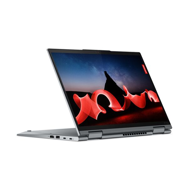 lenovo notebook  thinkpad x1 yoga intel® core™ i7 i7-1355u ibrido (2 in 1) 35,6 cm (14) touch screen wuxga 16 gb lpddr5-sdram 1 tb ssd wi-fi 6e (802.11ax) windows 11 pro grigio [21hq004tix]