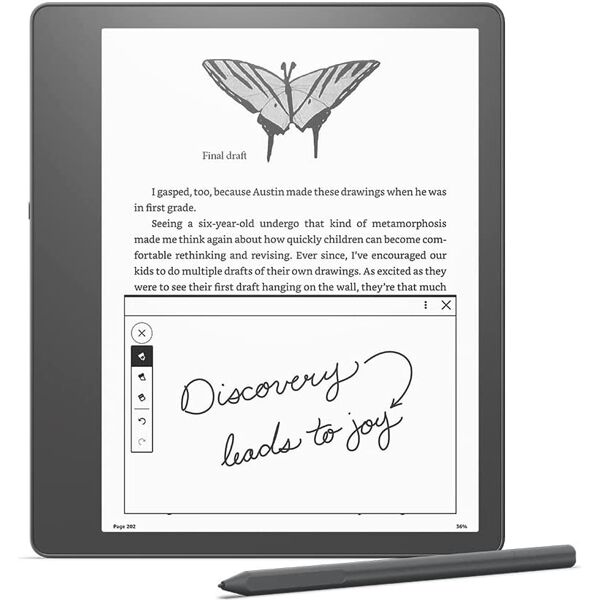 amazon lettore ebook  kindle scribe lettore e-book touch screen 16 gb wi-fi grigio