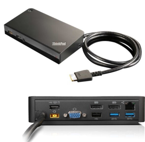 lenovo 03x6300 replicatore di porte e docking station per laptop cablato onelink+ nero [03x6300]