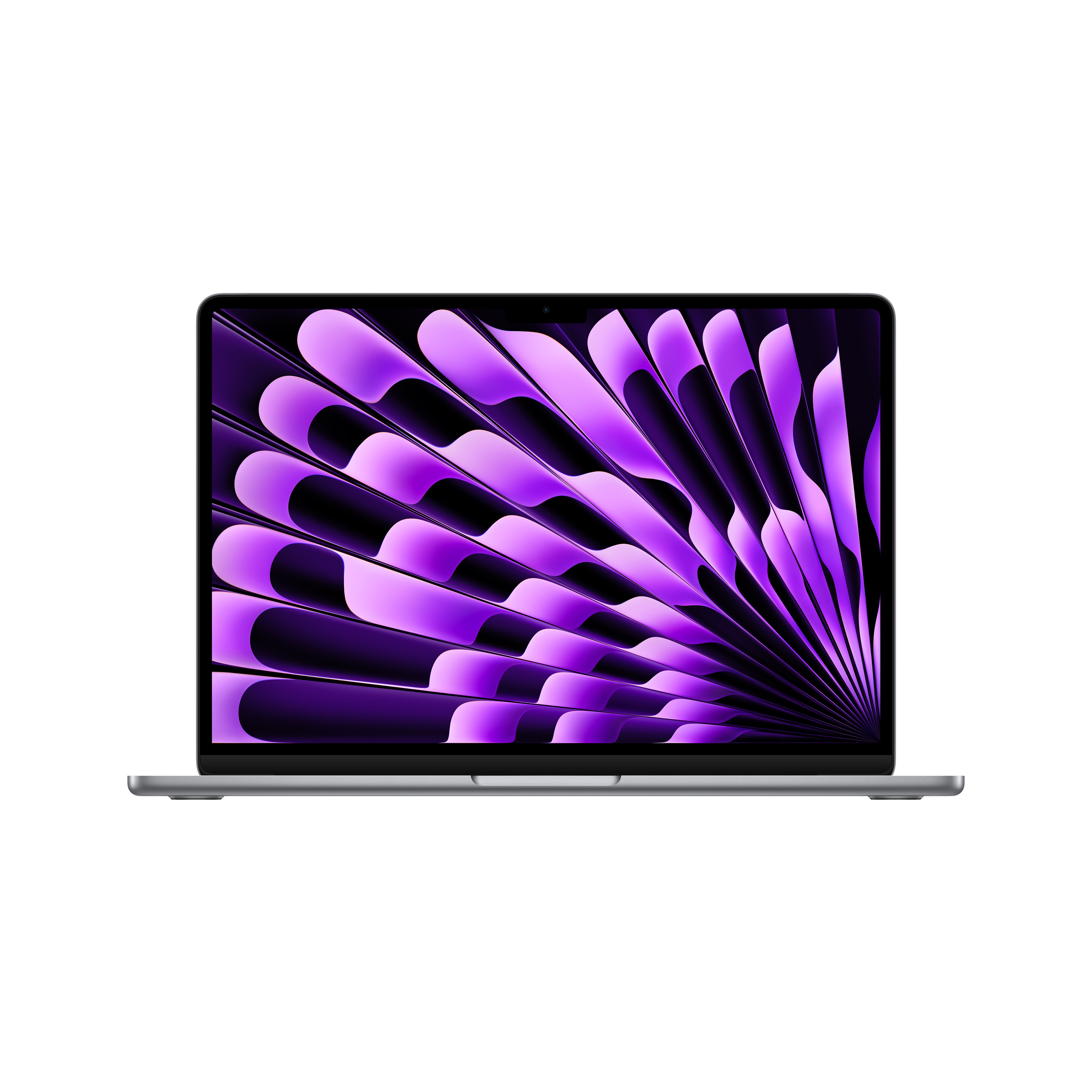 apple notebook  macbook air 13'' m3 chip con core 8 cpu e gpu, 8gb, 256gb ssd grigio siderale