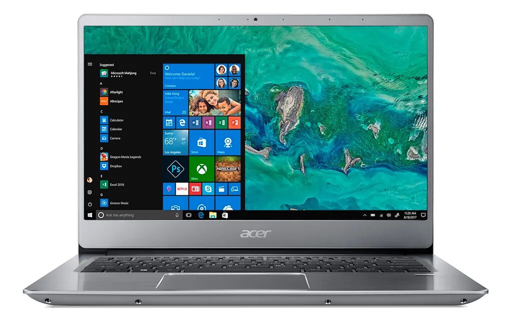 Acer Notebook  SWIFT 3 SF314-54-8918 14" i7-8550U 1.8GHz RAM 8GB-SSD 256GB-WIN 10 HOME ITALIA SILVER (NX.GXZE [NX.GXZET.002]