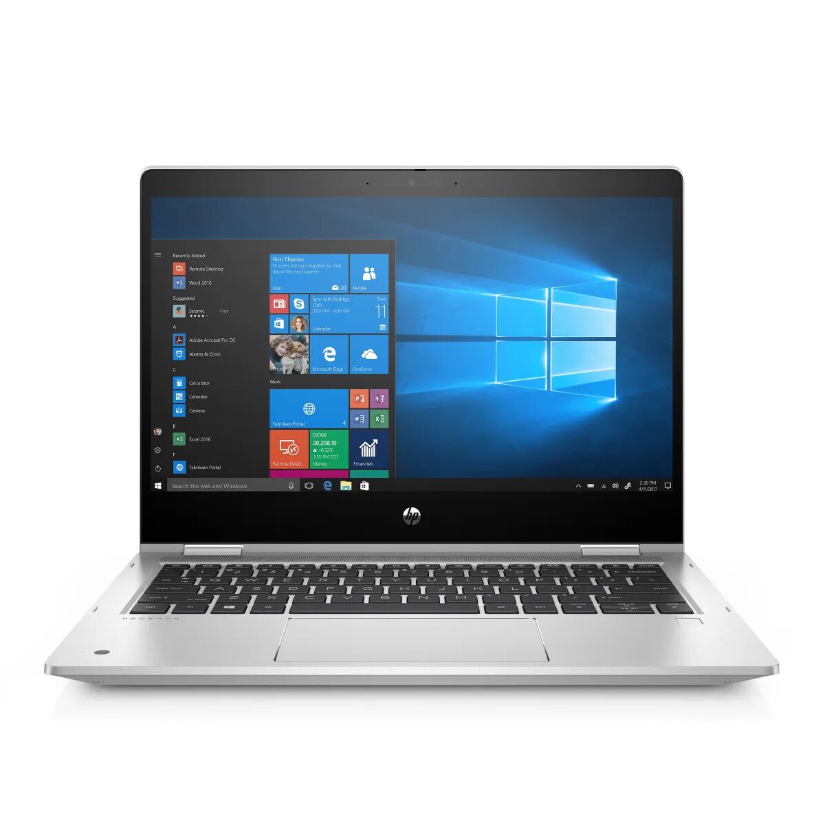 HP Notebook  ProBook x360 435 G7 AMD Ryzen™ 5 4500U Ibrido (2 in 1) 33,8 cm (13.3") Touch screen Full HD 16 GB DDR4-SDRAM 512 SSD Wi-Fi 6 (802.11ax) Windows 10 Pro Argento [197T3EA]