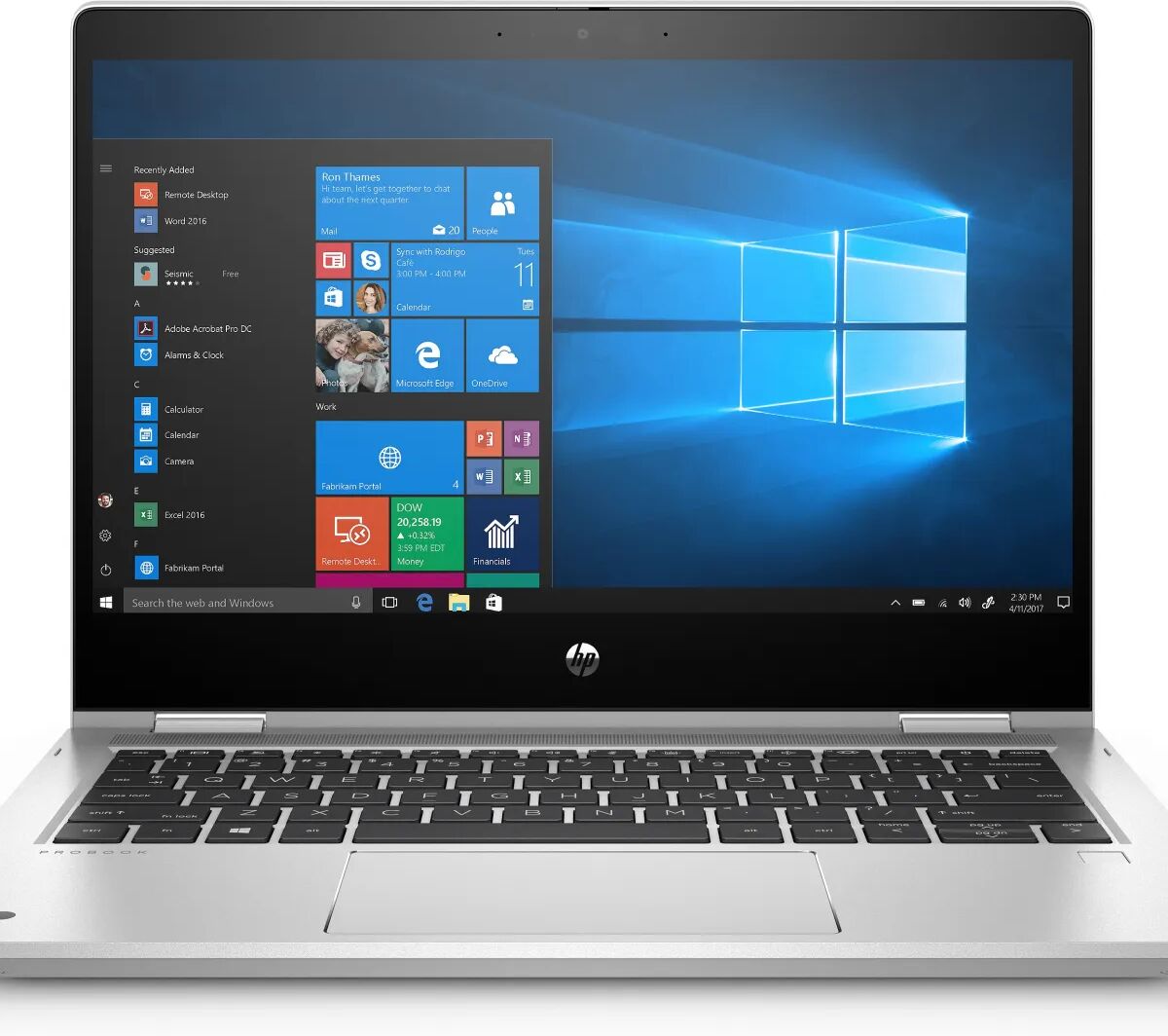 HP Notebook  PROBOOK X360 435 G7 13.3" TOUCH SCREEN AMD RYZEN 5 4500U 2.3GHz RAM 8GB-SSD 256GB M.2 NVMe-WIN 1 [175X7EA#ABZ]