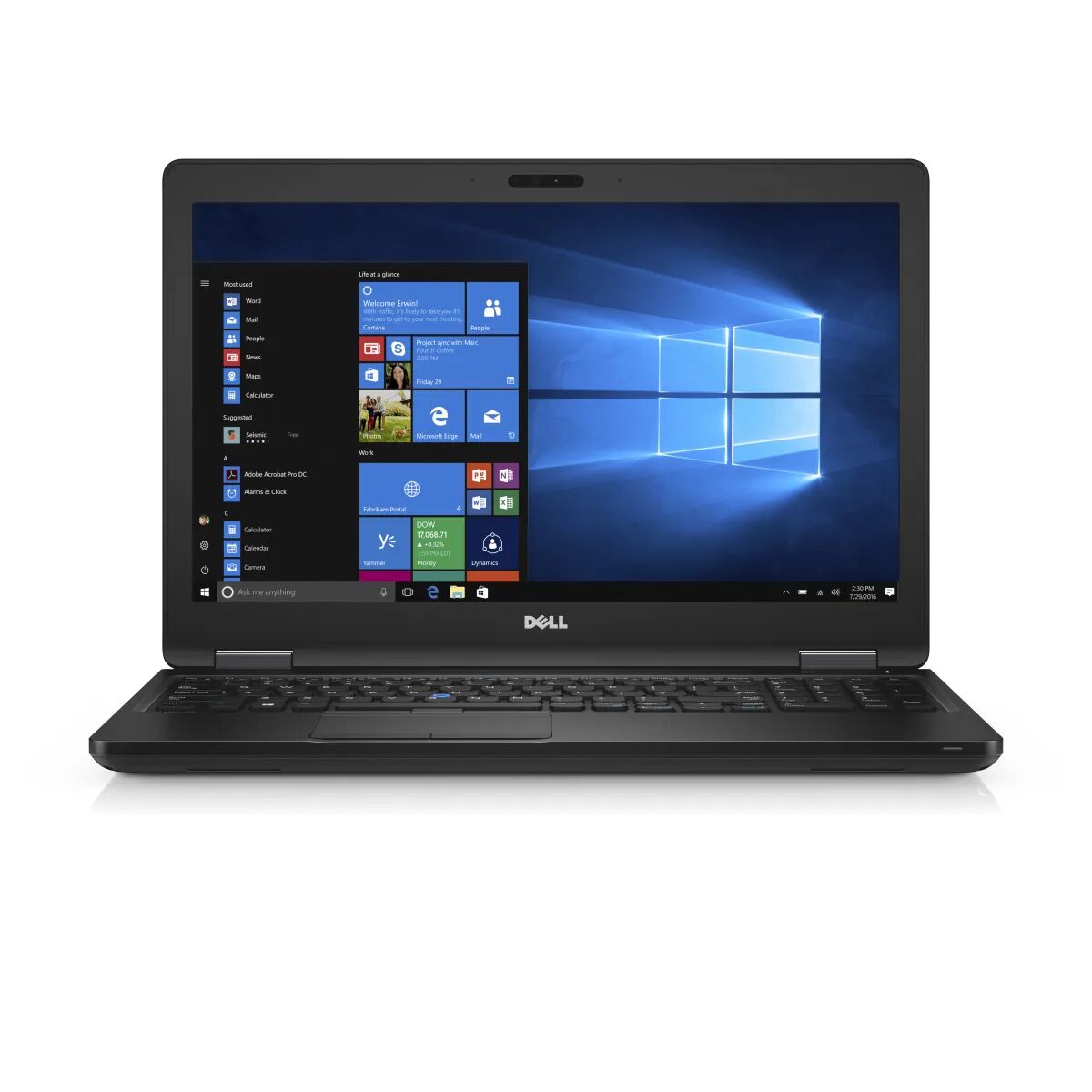 Dell Notebook  Latitude 5580 Intel® Core™ i7 i7-7600U Computer portatile 39,6 cm (15.6") Full HD 8 GB DDR4-SDRAM 256 SSD Wi-Fi 5 (802.11ac) Windows 10 Pro Nero [RDVG6]