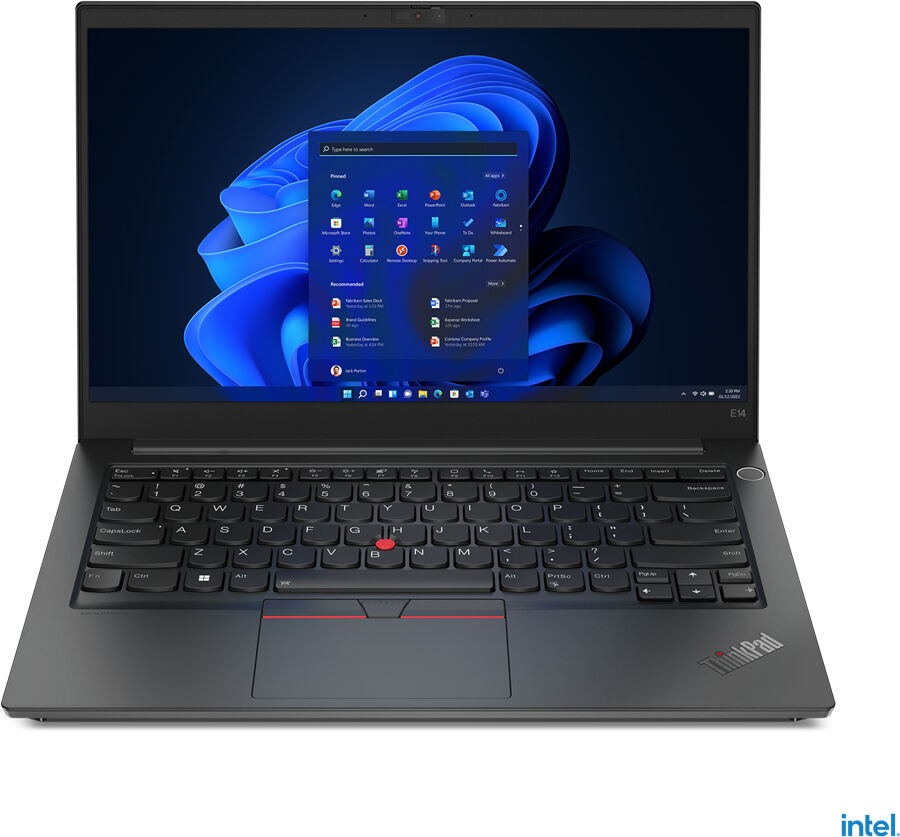 Lenovo Notebook  ThinkPad E14 Computer portatile 35,6 cm (14") Full HD Intel® Core™ i5 i5-1235U 16 GB DDR4-SDRAM 512 SSD Wi-Fi 6 (802.11ax) Windows 11 Pro Nero [21E3005DIX]