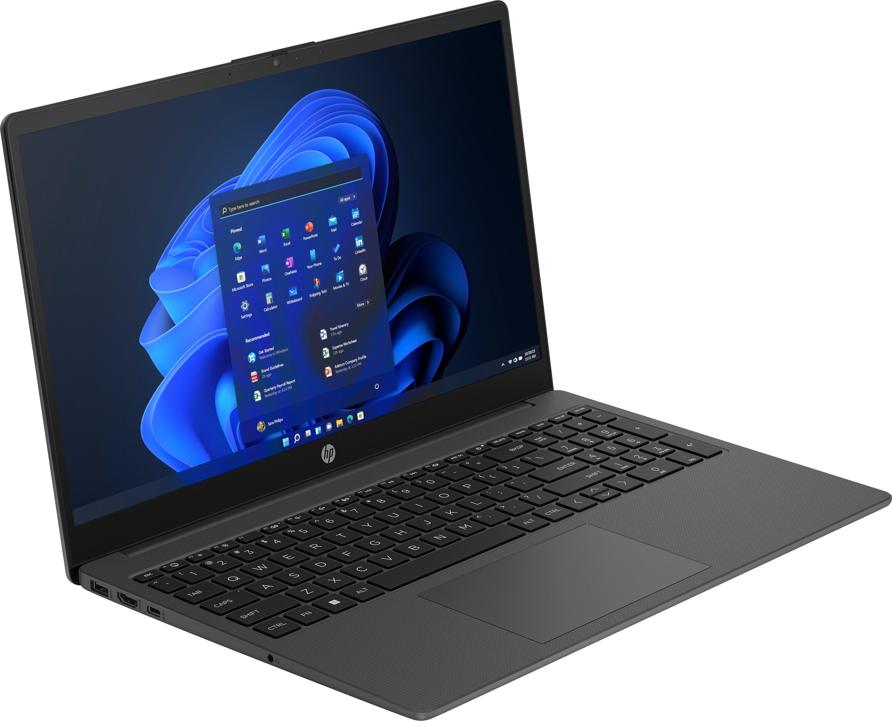 HP Notebook  250 G10 Intel® Core™ i7 i7-1355U Computer portatile 39,6 cm (15.6") Full HD 16 GB DDR4-SDRAM 512 SSD Wi-Fi 6 (802.11ax) Windows 11 Pro Argento [9B9R8EA#ABZ]