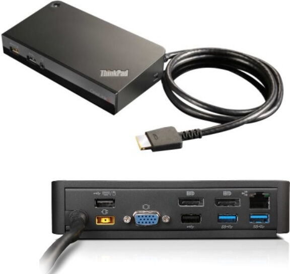 Lenovo 03X6296 replicatore di porte e docking station per laptop Cablato OneLink+ Nero [03X6296]