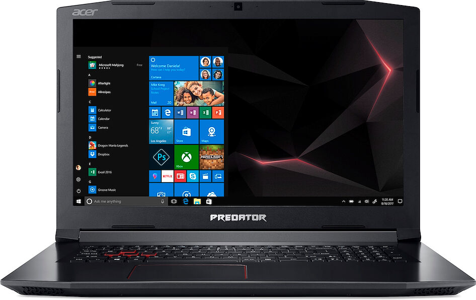 Acer Notebook  PREDATOR ELIOS PH315-51-74N0 15.6" i7-8750H 2.2GHz RAM 16GB-SSD 128GB + HDD 1.000GB-GEFORCE GT [NH.Q3FET.013]