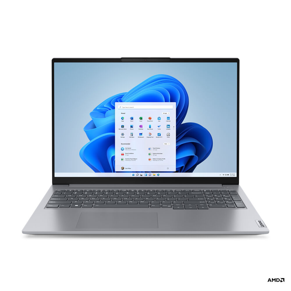 Lenovo Notebook  ThinkBook 16 AMD Ryzen™ 5 7530U Computer portatile 40,6 cm (16") WUXGA GB DDR4-SDRAM 512 SSD Wi-Fi 6 (802.11ax) Windows 11 Pro Grigio [21KK000XIX]