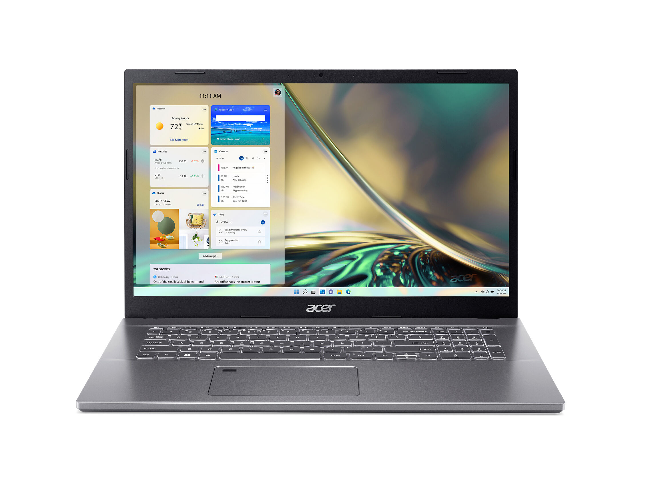 Acer Notebook  Aspire 5 A517-53-724G Intel® Core™ i7 i7-12650H Computer portatile 43,9 cm (17.3") Full HD 16 GB DDR4-SDRAM 1 TB SSD Wi-Fi 6 (802.11ax) Windows 11 Pro Grigio [NX.KQBET.005]