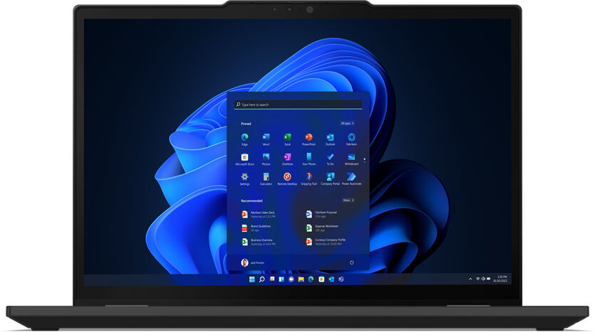 Lenovo Notebook  ThinkPad X13 Yoga Gen 4 Intel® Core™ i5 i5-1335U Ibrido (2 in 1) 33,8 cm (13.3") Touch screen WUXGA 16 GB LPDDR5-SDRAM 512 SSD Wi-Fi 6E (802.11ax) Windows 11 Pro Nero [21F2004YIX]