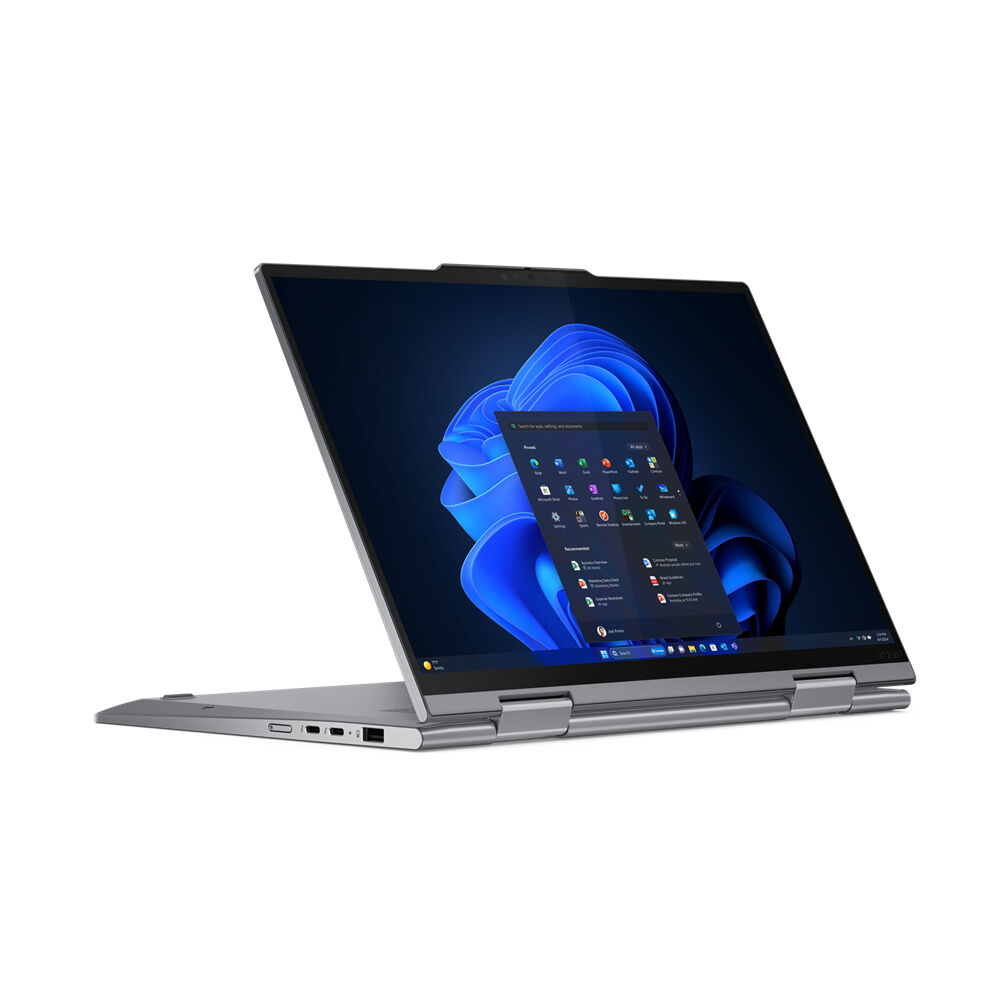 Lenovo Notebook  ThinkPad X1 2-in-1 Gen 9 Intel Core Ultra 7 155U Ibrido (2 in 1) 35,6 cm (14") Touch screen WUXGA 16 GB LPDDR5x-SDRAM 512 SSD Wi-Fi 6E (802.11ax) Windows 11 Pro Grigio [21KE0038IX]
