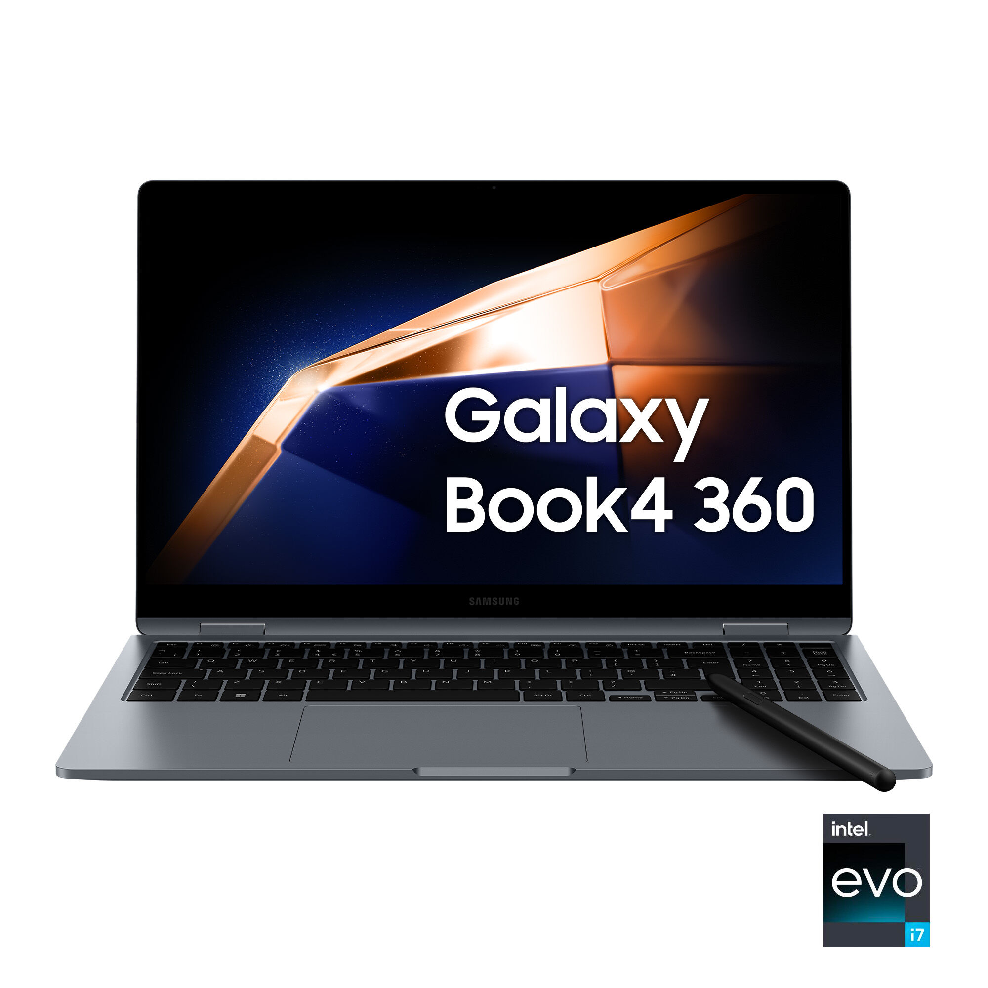 Samsung Notebook  Galaxy Book4 360 Intel Core 7 150U Ibrido (2 in 1) 39,6 cm (15.6") Touch screen Full HD 16 GB LPDDR5-SDRAM 512 SSD Wi-Fi 6E (802.11ax) Windows 11 Pro Grigio [NP754QGK-KG1IT]