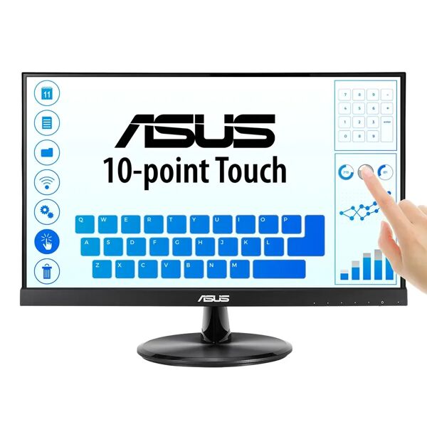 asus vt229h monitor pc 54,6 cm (21.5) 1920 x 1080 pixel full hd led touch screen nero [90lm0490-b01170]